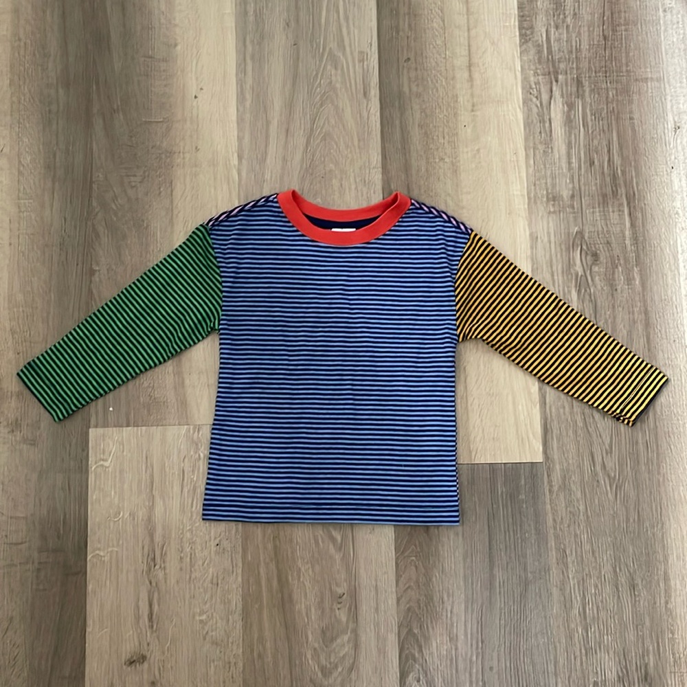 Hanna Andersson pajama top size 90cm -3TColor stripes